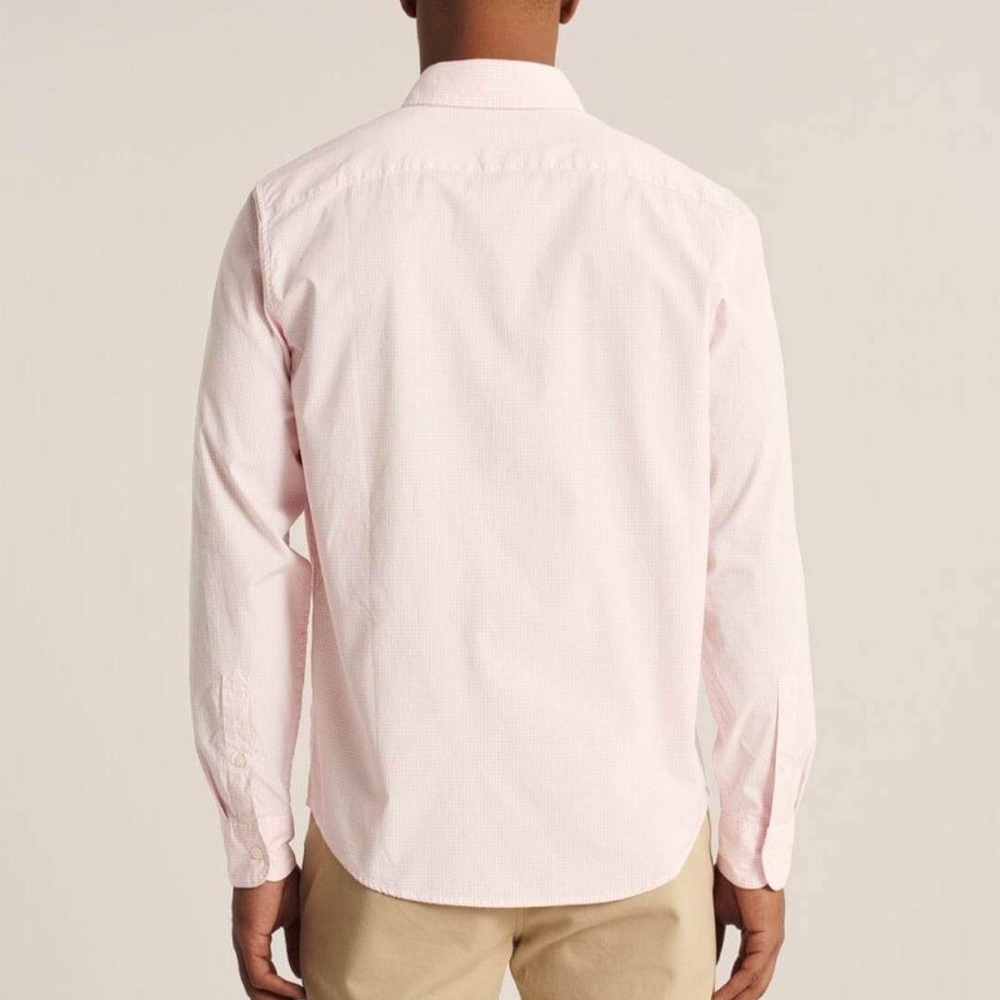 Abercrombie and Fitch Poplin Button Up shirt size XL NWT - Picture 7 of 12